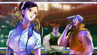 Chun-Li Meets Guile & Nash For The First Time | Street Fighter 5 Story Mode | 4K 60 FPS