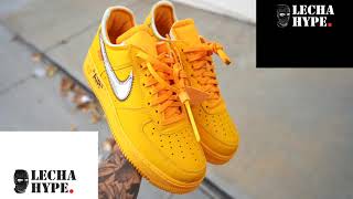 Nike OFF-WHITE X AIR FORCE 1 LOW ‘LEMONADE’🍋🍊