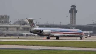 American Airlines MD-82 "N479AA" departing 18R at DFW.