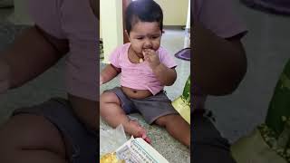 @sonudesign99 cute baby eating food video #viralshorts #cutebabystatus #shorts #dailylife