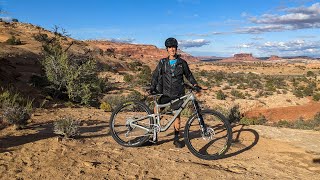 Navajo Rocks Mountain bike trail in Moab Utah ridden on a 2021 Ibis Ripmo