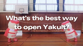 Yakult Man | What's the best way to open Yakult?