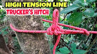 TRUKER'S KNOT to make High Tension Line