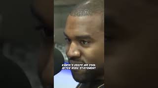 Kanye West Keeps His Cool After Rude Statement