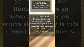 El Despertar es el Milagro de Conocerse Uno Mismo  #pazmental