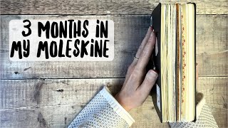 3 Months in my Moleskine | Creative Journal Flip Through