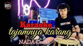 TAJAMNYA KARANG - KARAOKE NADA CEWEK