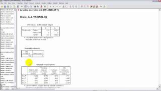 sprawdzanie rzetelności skali metodą alfa-cronbacha w spss