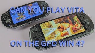 Vita emulation on the GPD WIN 4 gaming handheld PC with Vita3K