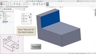 ENR6 SolidWorks Basics - Extrusion Feature - Ext1-2 (No Audio)