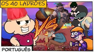 CEBOLINHA VS OS 40 LADRÕES!!