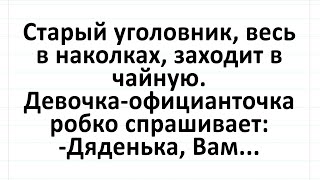 Уголовник, весь в наколках, заходит в чайную... Сборник смешных жизненных анекдотов! #анекдоты #юмор