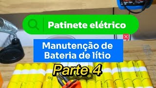 Bateria de lítio Patinete G-Ride parte 4