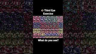 👁 What do you see? #shorts #thirdeye #thirdeyeexercise #thirdeyetest