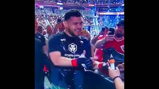 Tai Tuivasa Celebates With A Shoey With Fans After UFC 264 KO Win