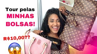 TOUR PELAS MINHAS BOLSAS | Mostrei tudo!