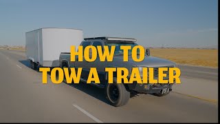 How To Tow A Trailer