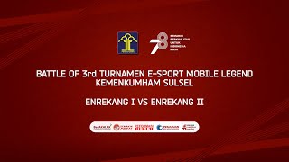 BATTLE OF 3rd TURNAMEN E-SPORT MOBILE LEGEND KEMENKUMHAM SULSEL