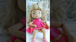 Самая красивая кукла Амигуруми вязаная куколка Авторская кукла doll amigurumi #shorts