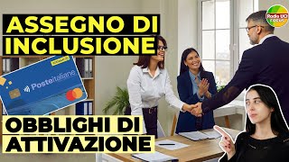 Assegno di Inclusione, OBBLIGHI di Attivazione: LAVORATIVA o SOCIALE❓