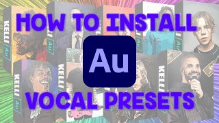 How to use Adobe Audition vocal presets (FREE EFFECTS)