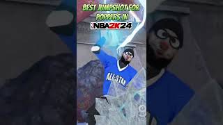 BEST JUMPSHOT FOR POPPERS IN NBA2k24!✅ #nba2k24 #2k24 #2kcommunity