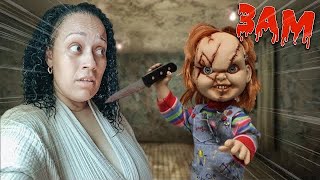 CHUCKY DOLL BREAKS INTO OUR HOUSE AT 3AM!! PART 1