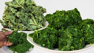 How to Blanch Kale Leaves/Kale Recipe #kale #blanching #cooking