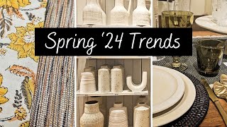 New Spring 2024 Table Setting Trends ~ Spring Decorate with Me