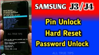 Samsung j3, j3 pro Hard reset, unlock, Google by pass frp | ALL TRUE TIPS