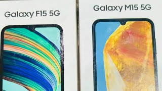 Samsung Galaxy F15 5G vs M15 5G Compression ||#samsung #treding