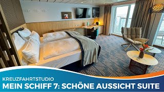 Wohnen mit Style: Die Schöne Aussicht Suite an Bord der Mein Schiff 7