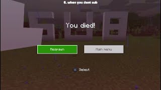 6 main reason you die in Minecraft