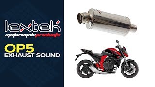 Lextek OP5 Exhaust Sound: Honda CB1000R (2008-2017)