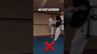 Mawashi-geri mistakes #karate #martialarts #kicks