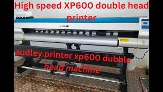 Audley printer xp600 double head machine||High speed XP600 double printing machine||DTS||