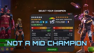 R4 Gladiator Solos 8.3 Cerastes Boss | Not a Mid Champ but needs a buff | MCoC