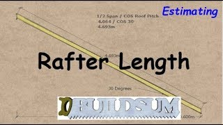 Rafter Length - Estimating