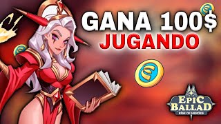 NUEVO JUEGO NFT *GRATIS* GANA DINERO JUGANDO EN 2024 - Epic Ballad: Rise of Heroes