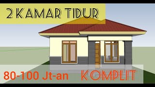 Desain Rumah Minimalis 2 Kamar Tidur