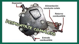 💣 Desmontar y reparar BOMBA TANDEM gasoil y vacío TDI 💣 (Cambio de juntas)