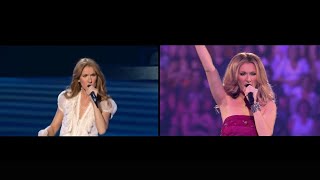 Céline Dion : "I Drove All Night"  2007 Vs. 2008 ! (Performances Comparison)