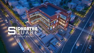 SIDDHARTHA SQUARE  WALKTHROUGH #walkthrough #animation #realestate #hyderabad #making