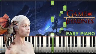 Game of Thrones Easy Piano Tutorial Them Song