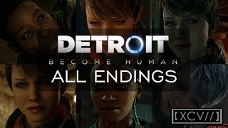 Detroit: Become Human ¦ 'Crossroads - Kara' ALL ENDINGS (PC,PS4) 60fps |【XCV//】