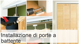 Installazione fai-da-te di porte a bilico e librerie