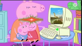 Peppa likes to kos in dinosaur world mobile (YTP)