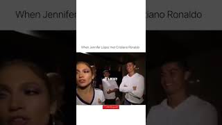 When Jennifer Lopez Met Cristiano Ronaldo 😍 #cristiano #cr7 #jenniferlopez #urcristiano #MrRolexx07