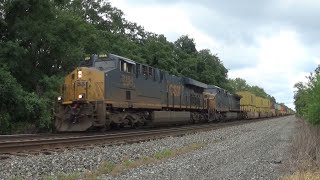 CSX Intermodal I009 - ES44AH #3154 & AC4400CW #5120 - Madison Ohio in Aug 2024