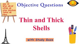 Thin and thick shells | Strength of Materials Objective Questions | Civil Engineering MCQ